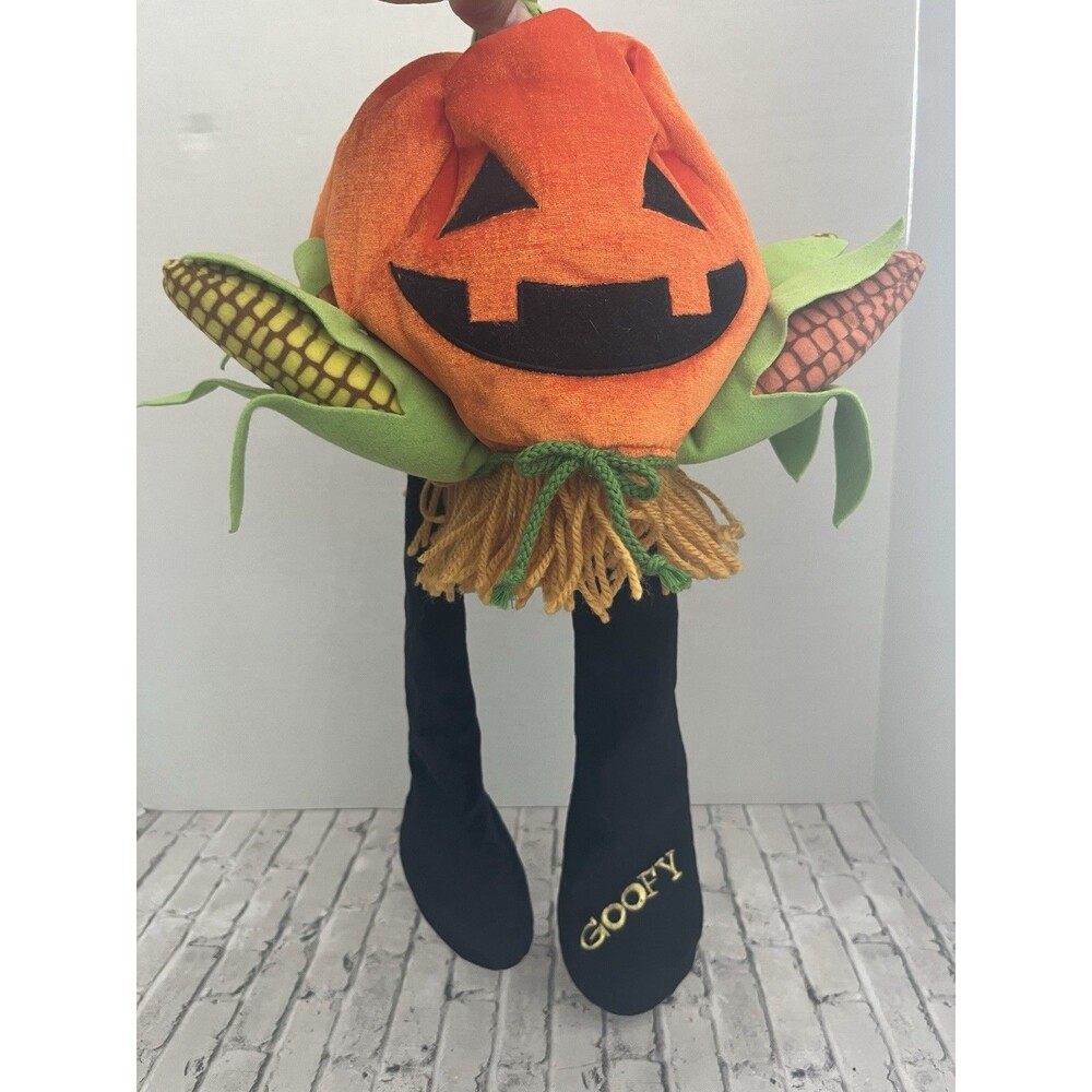 Disney Goofy Ears Halloween Pumpkin Jack-o'-Lantern Adult Hat Rare